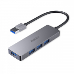 AUKEY HUB CB-H3 USB-A, Ultra Slim, 4w1, 4xUSB 3.0, 5Gbps, Aluminum