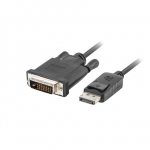 LANBERG Kabel | CA-DPDV-10CU-0018-BK | DisplayPort DVI-D | 1,8 m