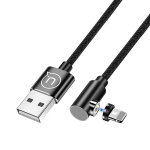 USAMS USB-A/Lightning 1m magnetiline nurgakaabel U54 must/must SJ444USB01 (US-SJ444)