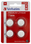 Verbatim CR2016 Premium liitiumakud 4-pakend
