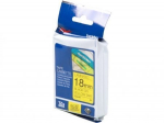 BROTHER TZE-641 18 mm lamineeritud kleeplint, must tekst / kollane alus, pikkus 8 meetrit (TZE641)
