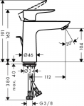 Hansgrohe Talis E 110 71710990