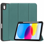 CoreParts Tri-fold Caster TPU Cover - Dark Green For Apple iPad