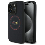Red Bull RBHMP14L24PUILVR iPhone 14 Pro 6.1" kvakott granatowy/navy nahast punane rngas MagSafe