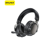 Suchawki nauszne bezprzewodowe AWEI AT36 Bluetooth 5.4 z mikrofonem czarne