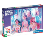 KPop Demon Hunters Clementoni Super K-Pop Demon Hunters pusle, 104 tkki (21762)
