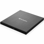 Verbatim Vline Slimline Blu-ray Disc Burner + USB 3.0 kaabel must/must 43890