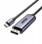 Unitek USB-C DisplayPort USB kaabel 1,5 m must (V1423DGY01)
