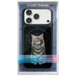 NIMMY juhtluk LUCKY FASHION CAT, hilduv MagSafe'iga, iPhone 18 Pro Max/17 Pro Max jaoks, must
