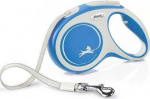 Flexi automatic leash New Comfort L tape 5 m color blue.