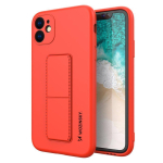 Wozinsky Kickstand Case silicone case with stand Samsung Galaxy A32 4G red