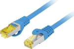 Lanberg Patchcord S/FTP Cat.6a LSZH CU 1m blue