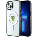 FERRARI FEHMP14SURKT iPhone 14 / 15 / 13 6.1" przezroczysty/transparent hardcase Outline Magsafe