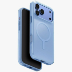 uniq Etui Clario iPhone 18 Pro Max / 17 Pro Max Magclick laadimisega, sinine