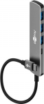 Goobay 79158 interface hub USB Type-C 5000 Mbit/s Grey