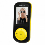 Sencor SFP 5870 BYL MP3/MP4 pleier 8 GB must, kollane