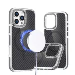 Case for iPhone 17 Pro Max / 18 Pro Max Fiber compatible with MagSafe gray