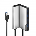 ALOGIC USB-A Fusion SWIFT 4-port Hub Space Grey