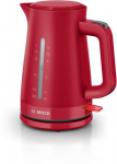 BOSCH TWK3M124 elektrimasina veekeetja 1,7 L 2400 W Punane