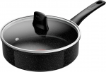 TEFAL Intens'Ceram praadimisnu klaasist kaanega 24 cm/3,2 L, must (C4403202)