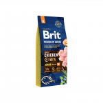 Brit Premium By Nature Junior kuivtoit for young dogs with chicken M 15 kg