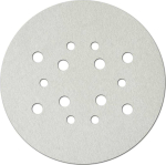DEDRA Abrasiivketas valge universaal 225mm, gradatsioon 80, velcro, kpl 5tk