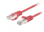 LANBERG Patchcord Cat.6 FTP 1m red 10