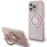 Hello Kitty HKHMP15XHRSGEP iPhone 15 Pro Max 6.7" rowy/roosa kvakaane Ring Stand Glitter Electrop Logo MagSafe
