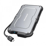GRAUGEAR vlised Festplat.kaardi kast 2,5" HDD/SSD USB 3.2 Spritzs