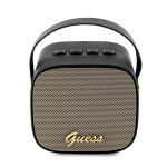 GUESS gonik Bluetooth GUWSB2P4SMK Klar mini czarny/must 4G Nahast Script Logo koos rihmaga