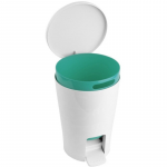Bathroom pedal bucket 5L Diabolo green