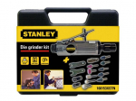 Pneumatic sander STANLEY, 6 bar, 170 l/min, with 16 accessories