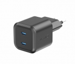 SWISSTEN Swissten GaN PD 2x USB-C Travel Charger 20W