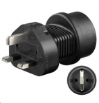 MicroConnect Universal adapter Schuko to UK to connect CEE 7/4 devices to