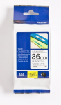 BROTHER Kleeplint TZE-261, 36 mm x 8 m, mustvalge (TZE261)