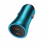 Baseus Kuldne Kontaktor Pro, 2x USB-C, 40W (sinine)