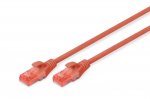 Digitus 5M CAT.6 UTP PATCH CABLE 5.0m rot LSZH