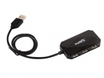 NATEC USB-keskus 4-PORT LOCUST must