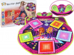 LEAN Toys Laste tantsumatt: patareid ttav, valguse ja helidega tantsumatt 91cm x 9