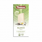 Valge &scaron;okolaad ilma lisatud suhkruta STEVIA, Torras, 100 g
