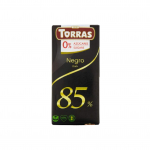 Tumeda &scaron;okolaadi 85% ilma suhkruta Torras, 75 g