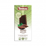 Tumeda &scaron;okolaad 60% ei ole lisatud suhkrut STEVIA, Torras, 100 g