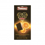 Tumeda &scaron;okolaad apelsiniga, ei ole lisatud suhkrut Torras, 125 g
