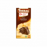 Tume &scaron;okolaad banaanidega ilma lisatud suhkruta Torras, 75 g
