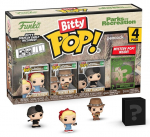 POP! Bitty: Parks and Recreation Series-3 Vinyl Bobble-Heads 4-Pack