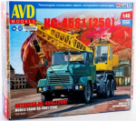 KS-4561 (KRAZ-250) Mobile Crane, Model Kit 1:43 Scale