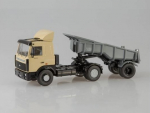 MAZ-5432 Diecast Truck with MAZ 5232B Trailer, 1:43 Scale