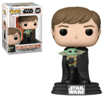 POP! Star Wars: The Mandalorian - Luke Skywalker with Grogu (Baby Yoda) Vinyl Bobble-Head #482