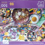 Corner Piece Puzzles: Haberdashery Table, 500 Pieces