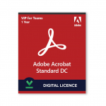 Adobe Acrobat DC Standard VIP | 1 Year | Digital Licence